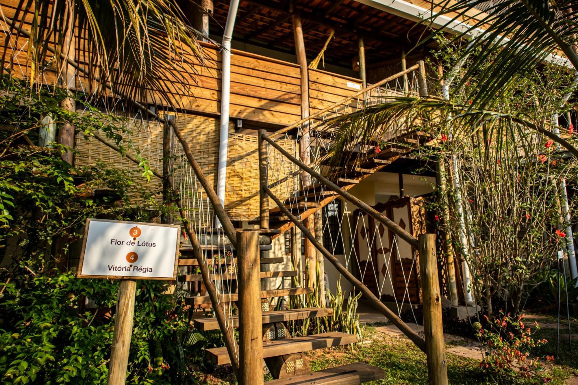 Hospedagem Beija-flor - Espaço Flor Das Águas Cunha Esterno foto